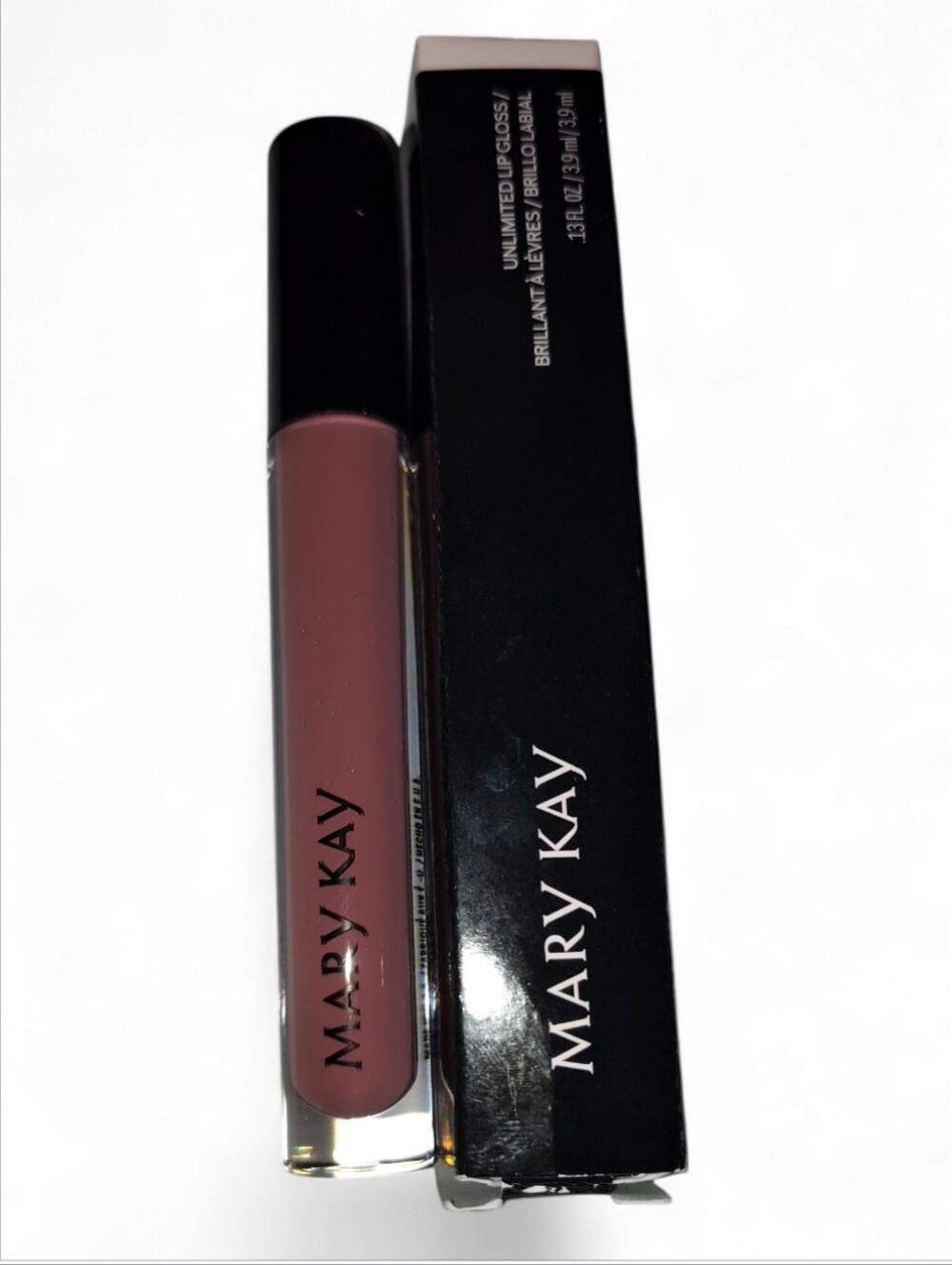NIB Mary Kay Unlimited Lip Gloss - Mauve Pink (Full Size)
